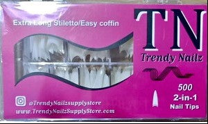 Exclusive Hybrid 2-in-1 Nail Tips 500 count
