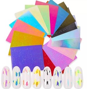 Holographic Mini Butterflies Stickers