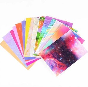 Large Galaxy Patterned Butterfly Stickers